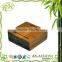 HealthPro Bar 5 Piece Organic Moso Bamboo Heavy Duty Round & Square Coaster Set