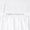 Wholesale Women Apparel Pleated Flared Sleeves White Cotton Blend Top(DQE0363T)