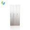 Customized factory sale 3 door steel storage cabinet locker / wardrobe sets