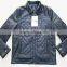 Polo collar Winter coat mens pu jacket with pocket