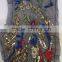 machine embroidered bead sequin accessories for garment
