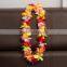Hot sale party decoration hawaiian flower leis artificial fake flower garland for sales 2016