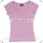 Soft 100% Combed Cotton Plain T Shirt for Women Scoop Neck T Shirt with Cap Sleeves Blank Slim Fit T-Shirt Baby Rib