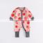 YF71281 autumn 2017 baby sports clothing zipper printed baby climbing clothes