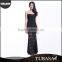 black fashion sexy dress black lace maxi latest design muslim dress