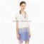 pocket women sexy romantic sleepwear in metallic stripe