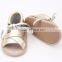 BSCI Factory 10 Years Manufacturer baby leather sandals shoes