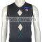 ISO9001/BSCI Manufature v-neck custom school argyle cardigan sweaters