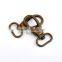 20mm 0.75inch Antique brass bronze Alloy Swivel Clasps Snap Key Hooks DIY Key Chain Ring clip buckle HK-021