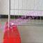 Pool temporary fence with plastic feet