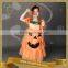 Sweetie Ruffle Halloween Pumpkin Girls Pumpkin Dresses