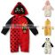 2016 spring & autumn cartoon animal hooded babysuits