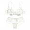 Women Embroidery Bra Hollow Out See Though Lace Bra and Panties Sets Sexy Lingerie Lace Underwear A B C D Cup