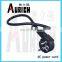 eu ac plug extension cable reel extension cord female 220v power plug power cable