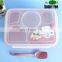 Plastic 5+1Sealed Lunch Box With Soup Box And Spoon