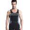 Sports stretch fabrics tight fitness training breathable men's tank top clothing