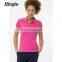 Professional women pink custom golf t shirts clothing