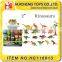 Funny 16pcs non-taxic PVC plastic 3 inches 3D insect animal set small promotion gift toys EN71