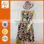 African Print Satin Casual Summer Office Wearing Gown Dresses