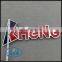 Fancy Car Decoration Custom Name Metal Painting and Brushed Engraved Aluminum Label