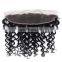 Peruvian virgin hair tangle free lace frontal 13x8
