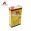 20L rectangle Metal tin Chemical Paint oil tin packaging