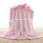 Comfortable Minky Dot Coral Fleece Baby Swaddle Blanket for Newborn