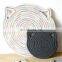 hand braided round table mat for restaurant