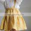 6148/ Spring newest elegant white kids skirt high quality pleated cotton colorful skirts for girls
