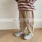 6911/Cargo baby girl loose high quality pants six colors available china manufacturer wholesale korea pants