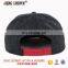 wholesale custom made corduroy brim snap back hat/wool fabric snapback cap