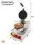 bakery machines rotate waffle maker stroopwafel maker Belgian waffles non-stick machine