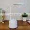 Adjustable gooseneck Study Lighting with Storage Case Pen & Mobile phone Holder Table Desk Lamps