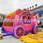 Carriage Princess Inflatable Cheap Unicorn Bounce House Jumping Bouncer Castle For Kids