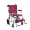 Lightweight transit transfer patient transport travel wheelchair
