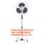 Sibolux 16 inch electric plastic standing fan stand fan with cross base