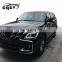 High quality pp material CQCV style body kit for patrol Y62 front bumper rear bumper wider fender and rear spoiler grille