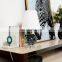 Interior Decorative Handblown Dark Smoky Green Sphere Glass Table Lamp Home For Decor Living Room