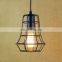 Vintage Industrial Retro Pendant Cage Light E27 Indoor Lighting