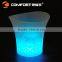 cheap battery operated lighted plastic wine bucket for party