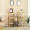 Bamboo Customizable Plant Stand 9 Shelf Display Rack Utility Shelf Flower Pots Holder