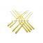 plated gold mirror tableware simple design luxury polished sustainable multicolor lightweight chopsticks custom