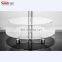 retail store 5 levels cake stand holder clear round acrylic eiffel tower cupcake stand