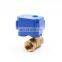 2 way Motorized Control Electric Actuator Electrically Ball Valve for water pipes HVAC FCU