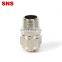 SNS KLC Series brass one-touch air pneumatic component male hydraulic fittings