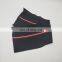 New design custom ribbing polyester spandex flat knit ribbed leather cuffs fabric