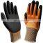 High Dexterity Super Touch 18G Nylon Spandex Nitrile Coated  Sandy Finished Work Glove For Women