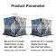 Pop up Winter Outdoor Camping Large Ice Fishing Tent Windproof  4 Person Insulated Winter Tent For Fishing