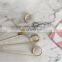 Fruit food serving bamboo picks loop ring fruit cocktail food bamboo sticks