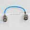 N to N Connector with RG402 Cable, RF Coaxial Jumper Cable N Male Connector Blue RG402 Cable